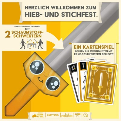 Herzlich Willkommen zum Hieb- und Stichfest | Exploding Kittens | Spiel | 2024