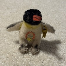 Original Steiff Pinguin Peggy 4310.07 &bull; Beide Etiketten & Knopf!