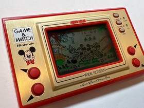 NINTENDO GAME AND & WATCH Mickey Mouse 1981 Wide Screen From Japan Very Rare