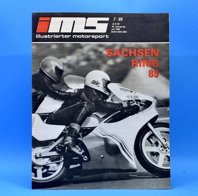 DDR Illustrierter Motorsport IMS 7 1985 Sachsenring P 240 Lüssow MC Kuhstorf X