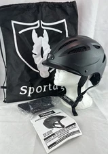 Tipperary Riding Helmet Sportage 8500 Equestrian Helmet Black Matte Large