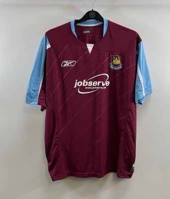 West Ham United Home Football Shirt 2005/06 Adults XL Reebok D240