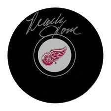 Mark Howe Autographed Detroit Red Wings Puck