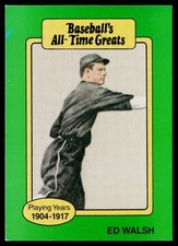1987 Hygrade All-Time Greats #NNO Ed Walsh Near Mint or Better (HUCK'S)