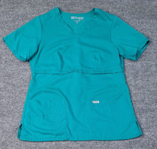 Grey's Anatomy By Barco 2 Pocket Scrub Top Size M Tie In Back Hospital Nurse