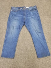 Daniel Cremieux Men's Jeans 48x32 Blue Denim Straight