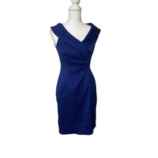 Kay Unger Navy Dress Perfect for Cocktail, Wedding, Mother Of The Bride. Sz 2