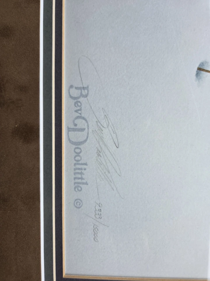 *Bev Doolittle "DOUBLED BACK"-EDIÇÃO LIMITADA-Camoflauge-Indian Fine Art*Emoldurado - Imagem 3 de 3