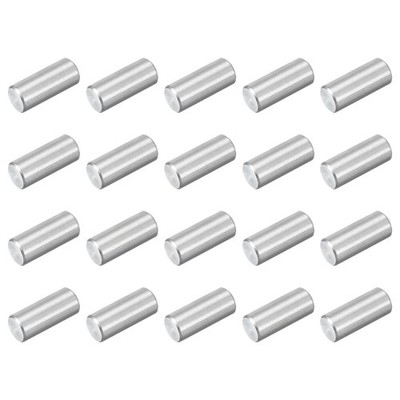 60 Stk. M5x12mm Edelstahl Dübel für Regalstützen, zylindrisch
