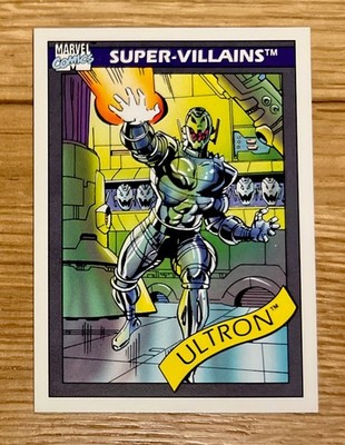1990 IMPEL MARVEL CARD #61 ULTRON - MINT VINTAGE ROOKIE CARD!