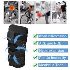 Joint Support Open Patella Stabilizer Wrap Hinged Knee Brace Compression Sleev