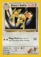 BLAINE'S DODRIO 32/132 GYM CHALLENGE MP UC UNLIMITED MP