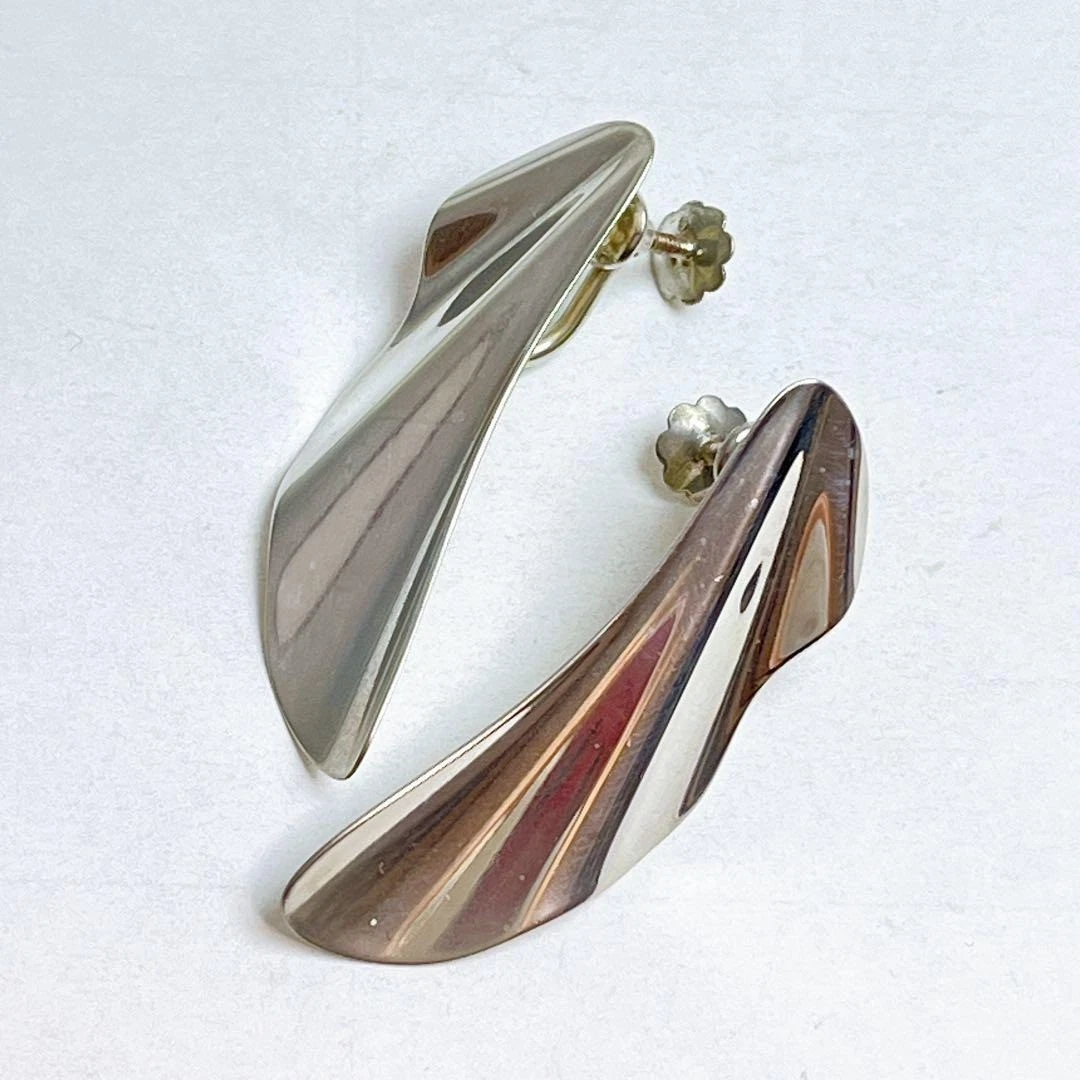 TIFFANY & Co. High Tide Feder Ohrringe 925