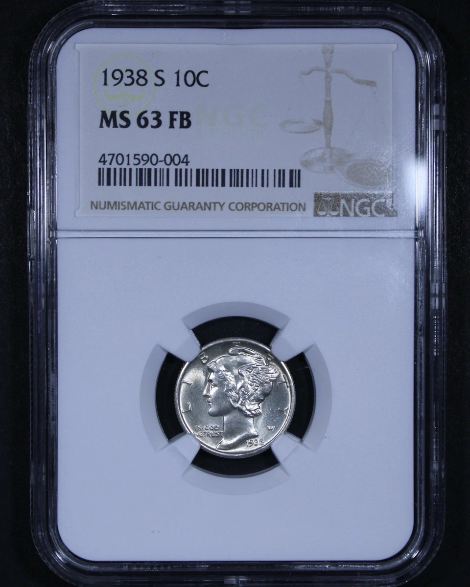 MS 63 Graded Mercury Dimes (1916-1945) for sale | eBay