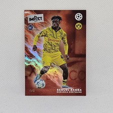 Samuel Bamba Rookie /5 2023-24 Topps UCC Impact - Dortmund - Red Parallel
