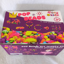 Rosy Kidz Pop Beads DIY Jewelry Making Kit Bracelets Necklaces Model R103