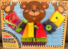 Melissa & Doug Basic Skills Board and Puzzle - Brand New Toy Preschool
