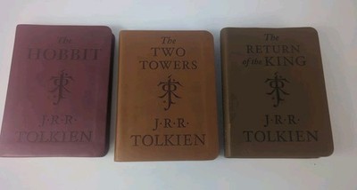 JRR Tolkien 3 Book Set ''The Hobbit'' The Two Towers '' & The Return Of The King'' 