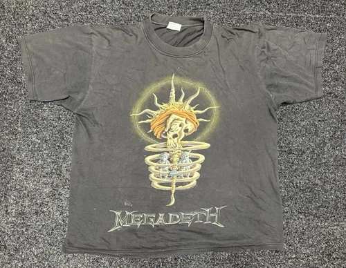 MEGADETH Youthanasia North. AM. Tour T-Shirt Short slee 1990s vintage concert t-shirt, vintage, single stitch, B+ condition
