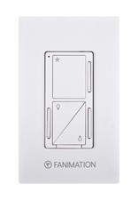 Fanimation WC3 White 3 Speed Fan Up / Down Light Wall Control