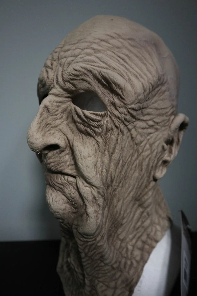 Grandpa Old Man - Zagone Studios "Dead Guy" Realistic Supersoft Handmade Mask - Image 2 of 4