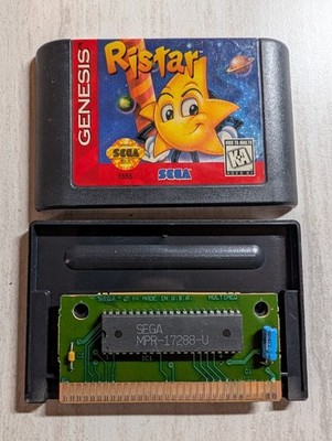 Ristar Sega Genesis Authentic Cart