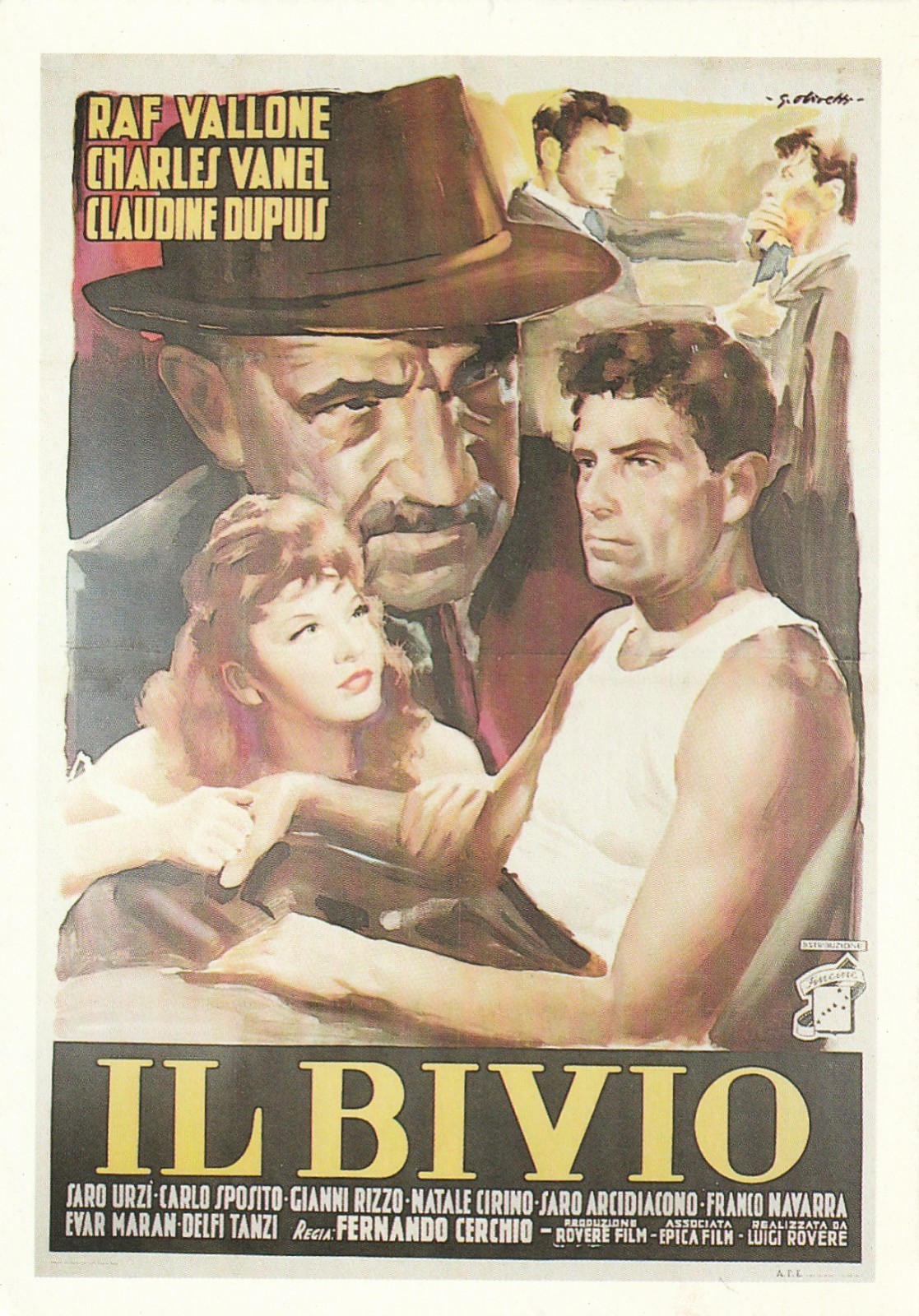CARTOLINA - PUBBLICITARIA - IL BIVIO - GIRATO A TORINO NEL 1959 - ANNULLATA - 20