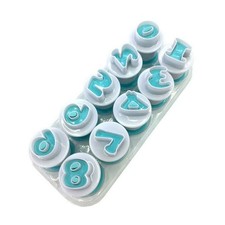 Alphabet Number Letter Mould 10 Number, Food Grade plastic