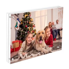 8.5x11 Picture Frame, Clear Certificate Document Magnetic Photo Frame for Tab...