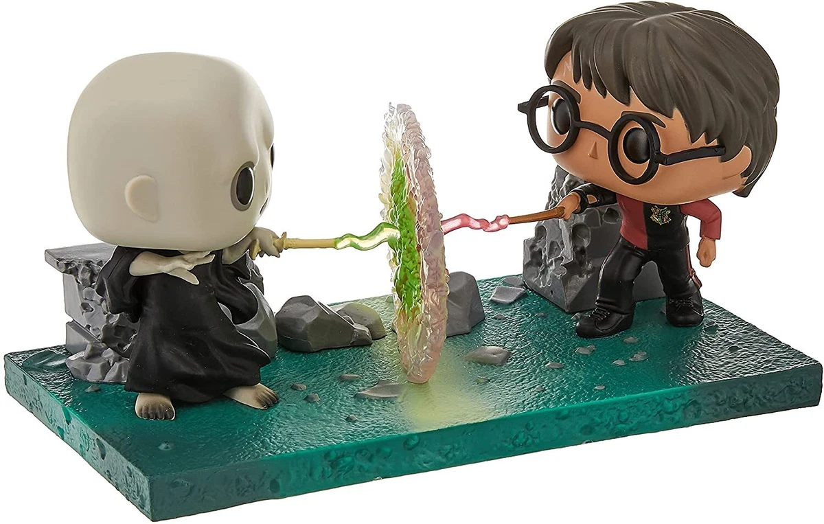 Funko 48070 POP Moment Potter-Harry VS Voldemort Collectible Toy,  Multicolour