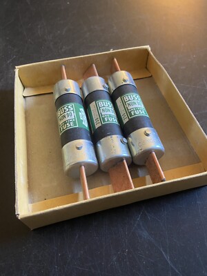 Lot Of (3) New COOPER BUSSMANN,NON-90,ONE-TIME 90 AMP FUSES