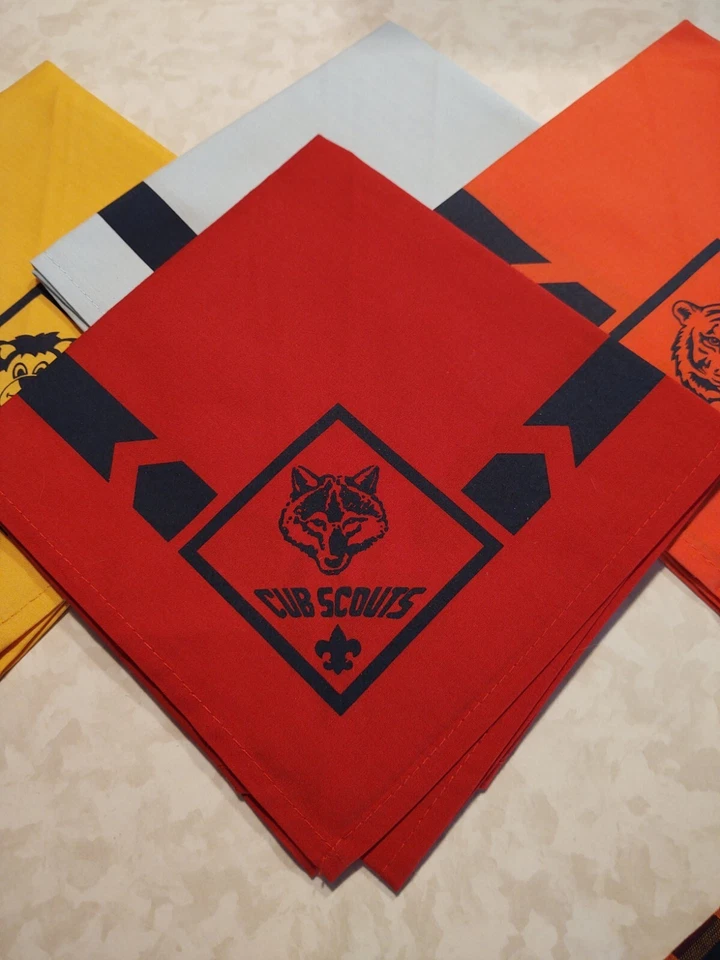 BSA Official Cub Scouts Neckerchief Lion Tiger Wolf Bear Webelo Ranks available - Image 4 of 4