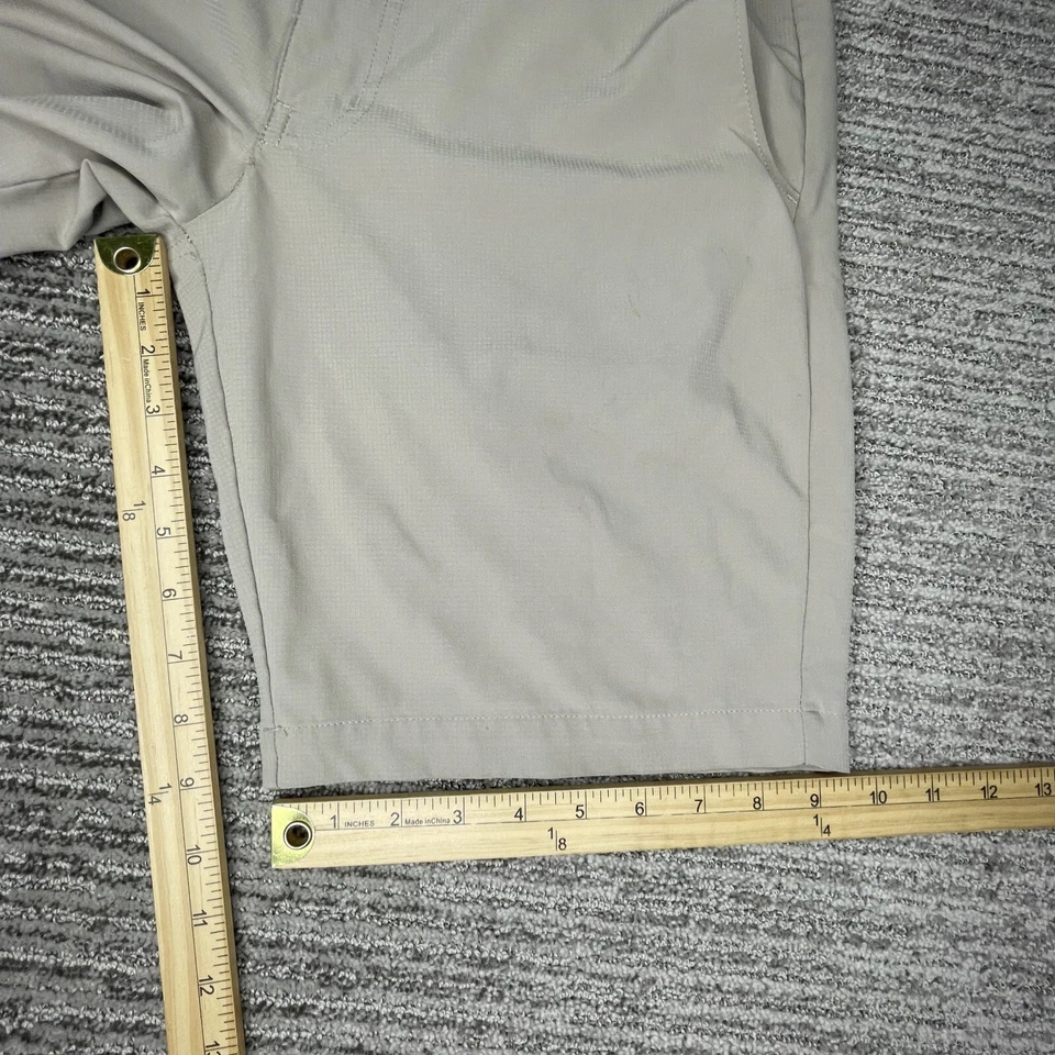 Pantalones Cortos Travis Mathew Talla 30 Hombre Tiro Medio Informales Chino Bolsillos Cortados Beige Marrón Foto 4 de 4