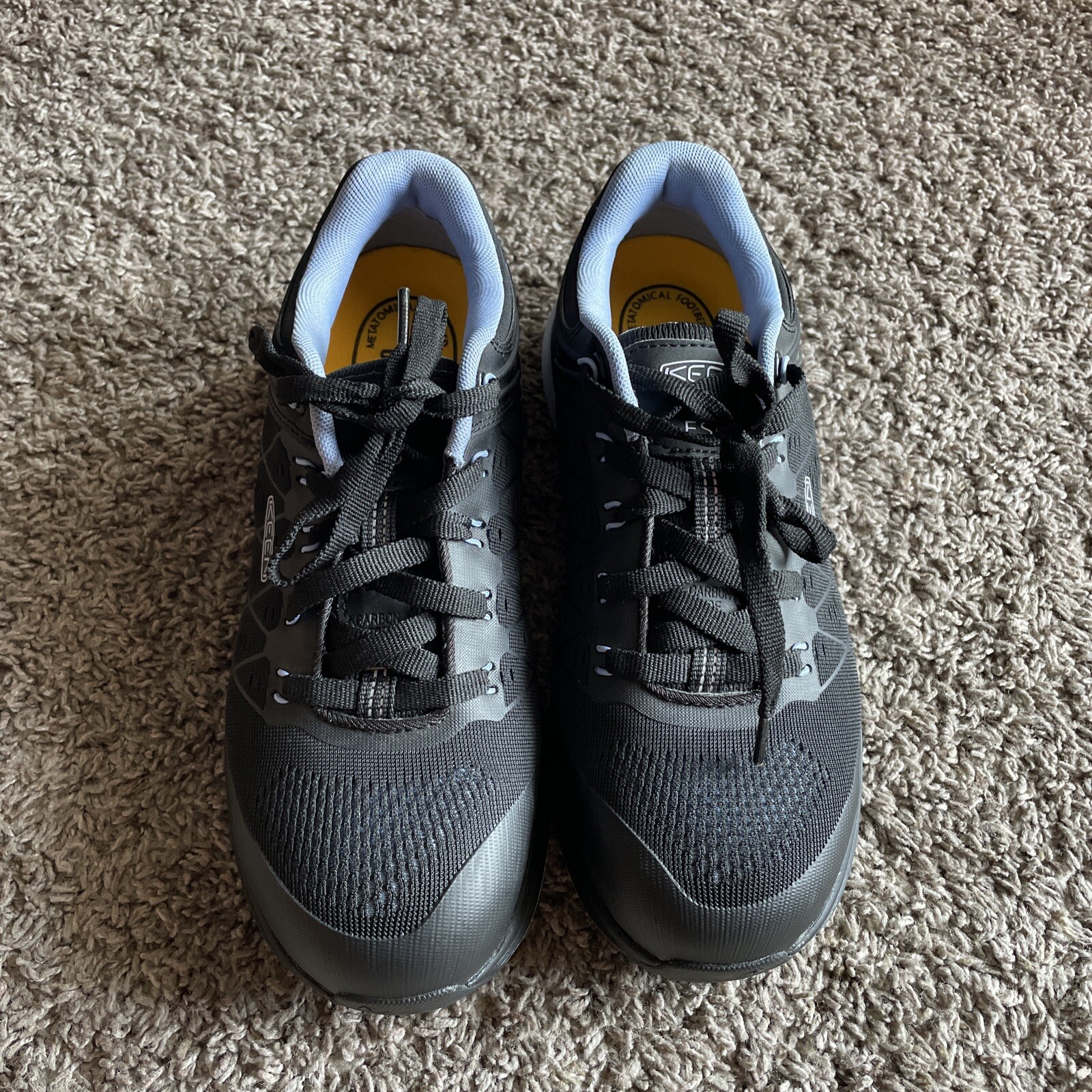 Scarpe da lavoro KEEN da donna CSA Vista Energy punta in fibra di carbonio nere taglia 8 m