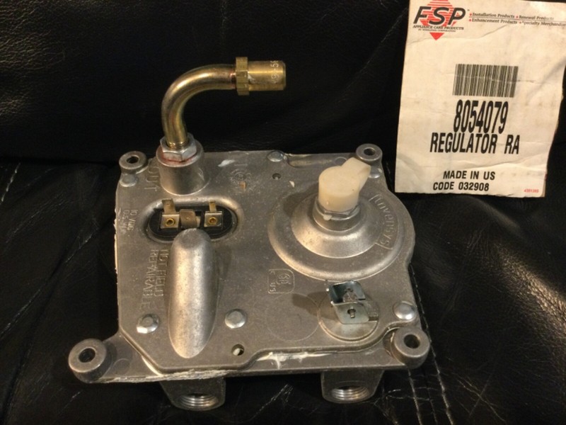 NEW 8054079 Whirlpool OEM Gas Range PRESSURE REGULATOR & SAFETY VALVE 11*16*24