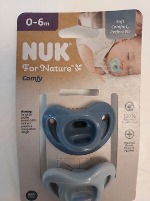 Newborn Nuk Hospital Pacifier NUK For Nature 0-6 Month Newborn