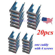 20pcs 3.5" Hard Drive Caddy Tray For DL380 DL360 ML350 G8 G9 PROLIANT 651314-001