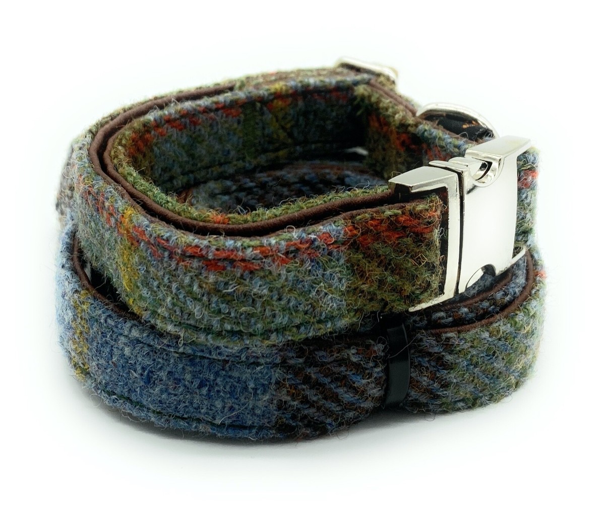 Harris Tweed Hundehalsband Und Leine Set Macleod Tartan