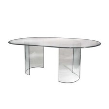 548 C Dining Table - Includes 1/2" Thick Tempered Glass With 1" Bevel Edge By