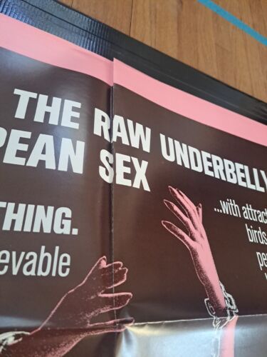 PORN BROKERS one sheet original movie poster 27x41 1973 SEXPLOITATION - Picture 5 of 11