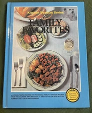 1986 - Kitchen Treasury Series  - Family Favorites Cookbook - Hardcover