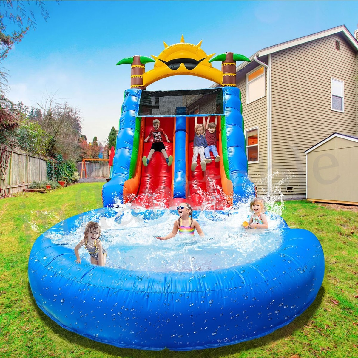 Swimming Pool Little Tikes Water Slide Bounce House 23FT