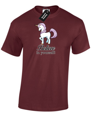 Believe In Yourself Unicorn Cute Fashion Top Unisex T-Shirt