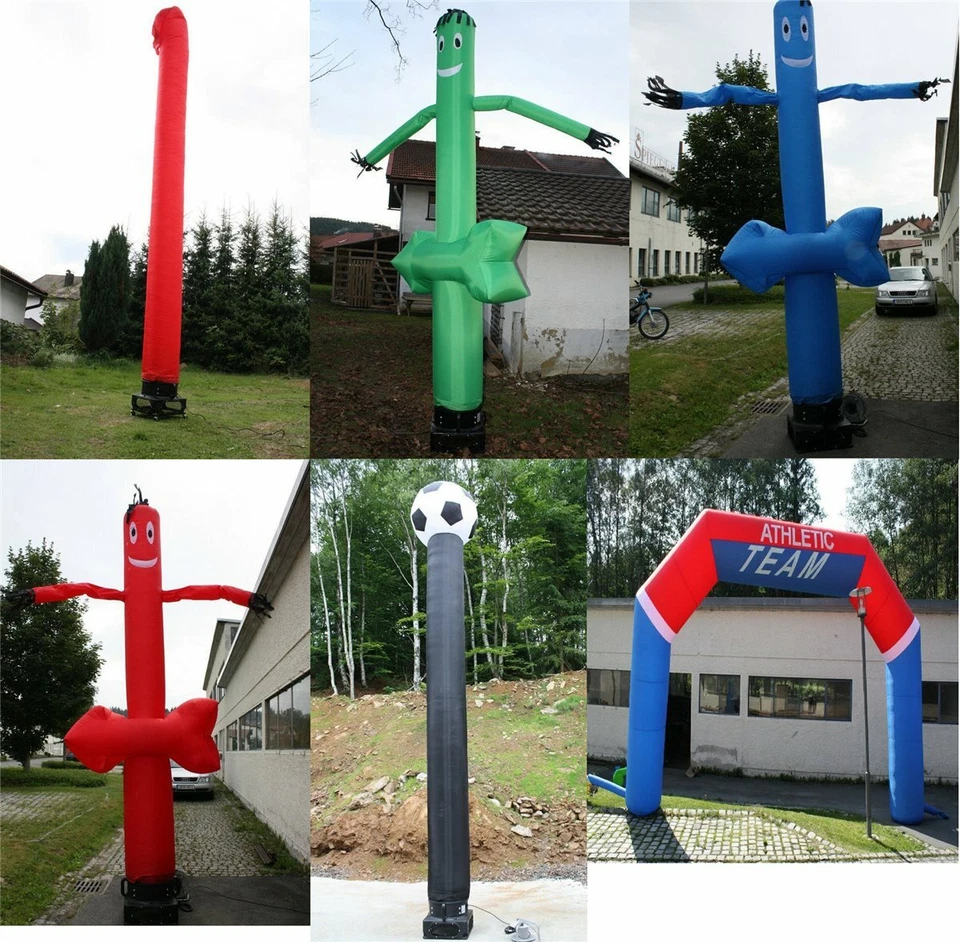 Skydancer Aufsatz Hülle Figur Einbein 4- 6m hoch, Dekoration Eyecatcher Airtube