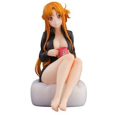 SAO Asuna Yuuki Kirito Color 6.7in 1/7 Anime Figure PVC Statue Hobby Stock NIB