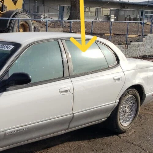 Chrysler LHS, New Yorker, FWD : 1994-1997, Left Rear Door Glass, Tinted - Image 4 of 4