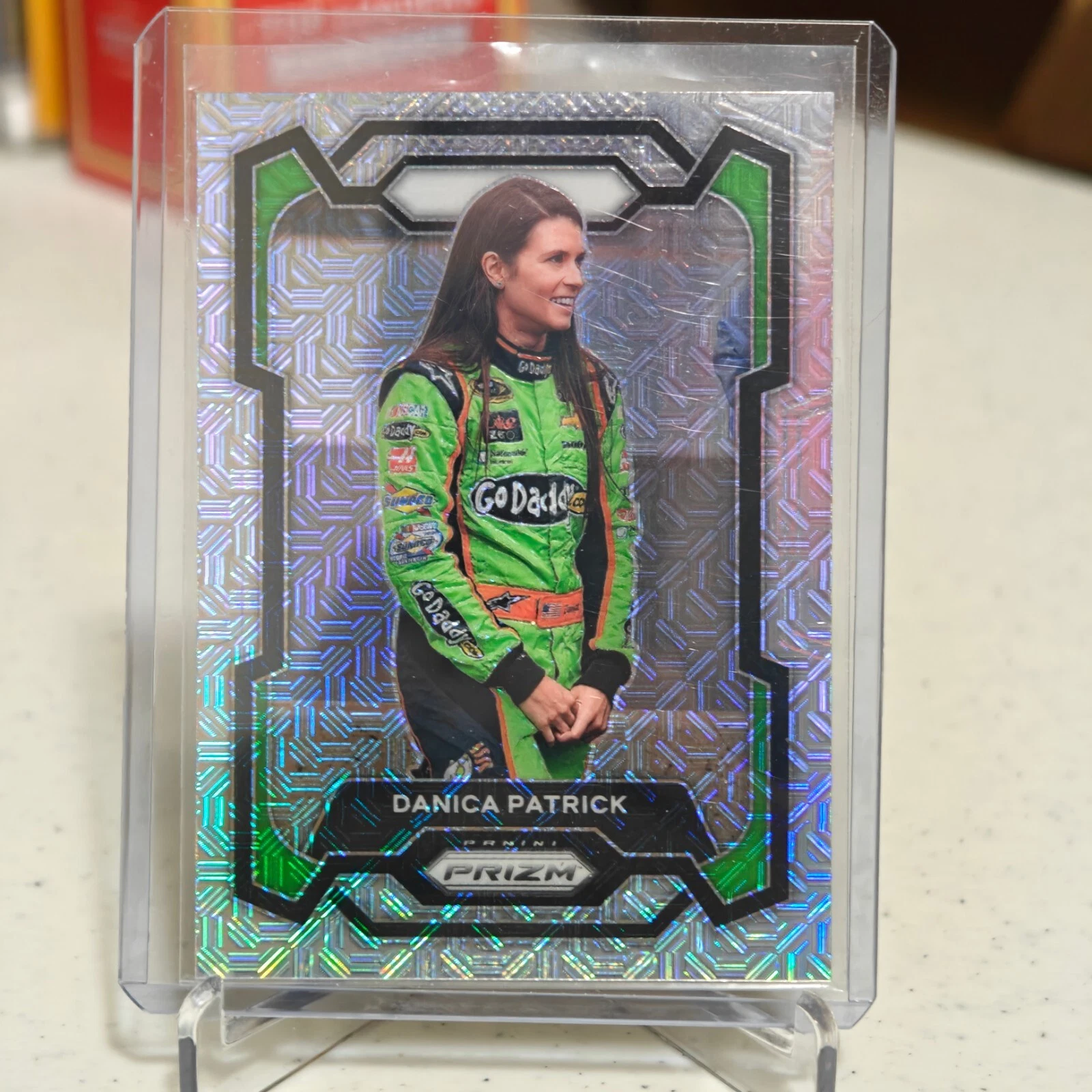 DANICA PATRICK 2024 PANINI PRIZM RACING NASCAR BASE #34 MOJO PRIZM 04/25