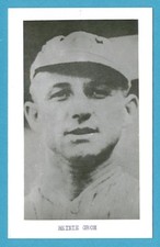 Heinie Groh (Reds) Vintage Baseball Postcard With Name on Front GRN 