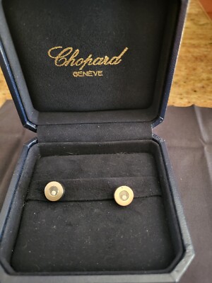 Chopard Happy Diamonds Icons earrings, white gold, diamonds