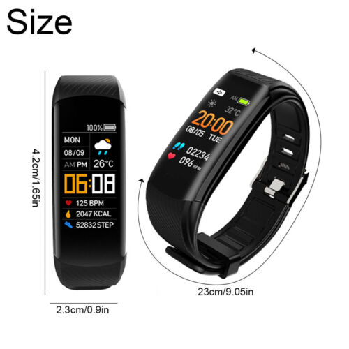 2024 NEW Fit@bit Smart Watch Activity Tracker Fitness Uhren Herzfrequenz-Monitor - Bild 8 von 34